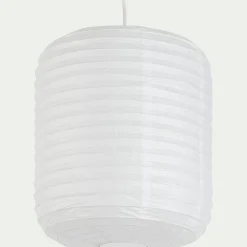 Suspension en papier D27xH32cm - blanc