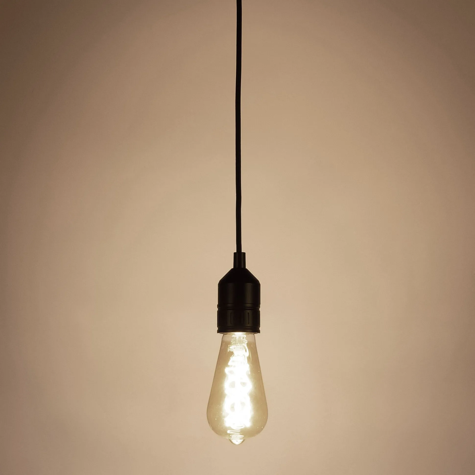 Suspension électrifiée E27 - noir L120cm