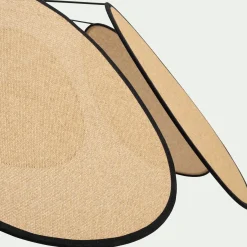 Suspension électrifiée en cannage D110cm - naturel