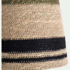 Suspension électrifiée en jonc de mer D14cm - naturel