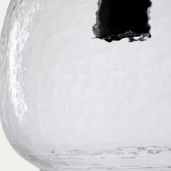 Suspension électrifiée en verre D20cm - transparent