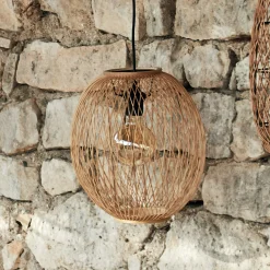 Suspension naturelle non électrifiée en bambou D30cm - naturel