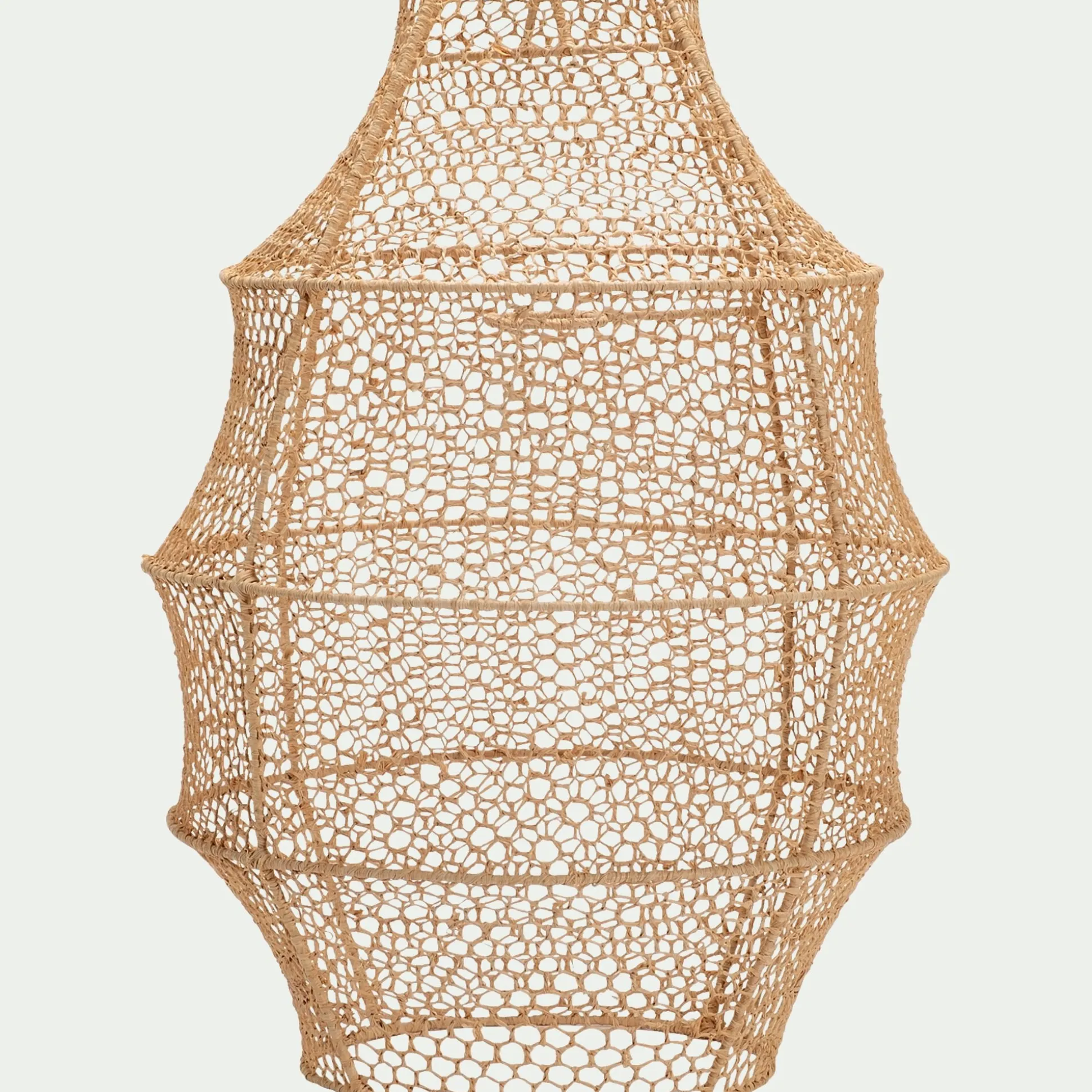 Suspension non électrifiée en raphia D40cm - naturel