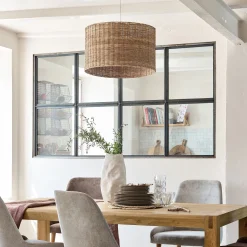 Suspension non électrifiée en rotin D50cm - naturel