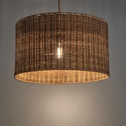 Suspension non électrifiée en rotin D50cm - naturel