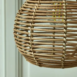 Suspension non électrifiée en rotin D20cm - naturel