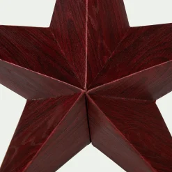 Suspension étoile en papier H30cm - rouge