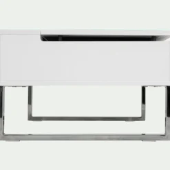 Table basse avec tablette relevable - blanc