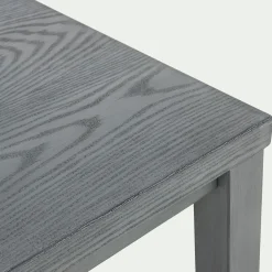 Table basse de jardin rectangulaire en aluminium - gris