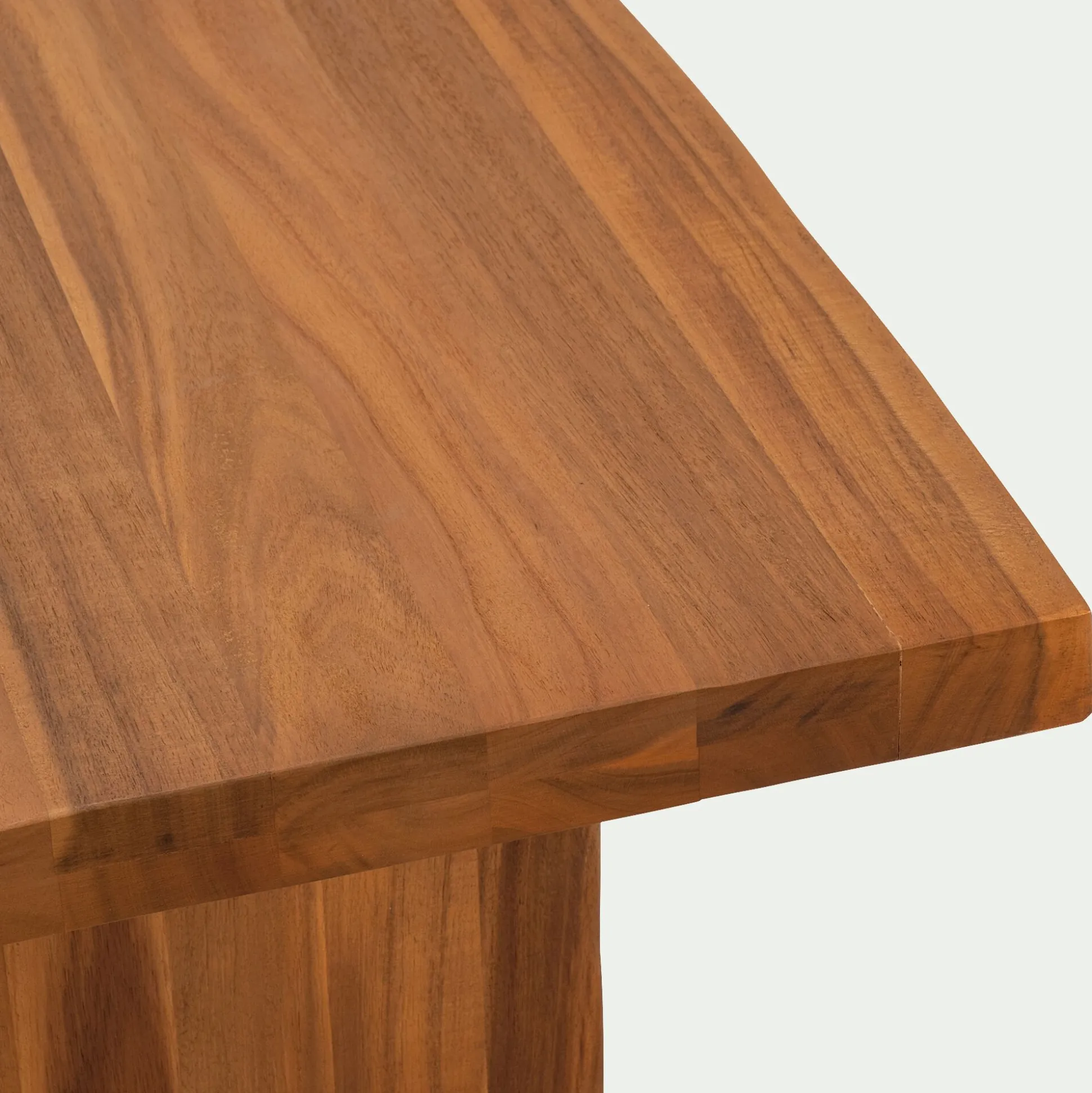 Table basse en acacia L150xl70cm - bois foncé