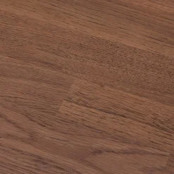 Table basse ronde en chêne massif D81cm - bois foncé