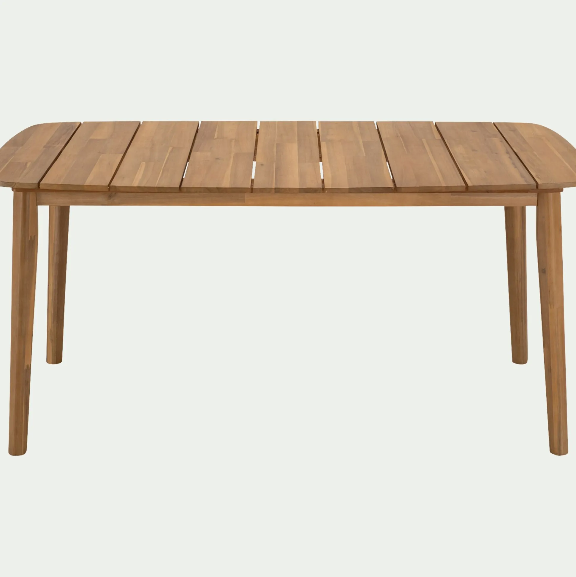 Table de repas jardin en acacia - bois clair (6 places)