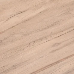 Table de repas rectangulaire extensible en céramique - bois clair (10 à 12 places)