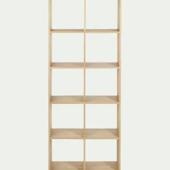Étagère 10 cases en chêne