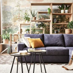 Étagère 5 tablettes en chêne - bois clair