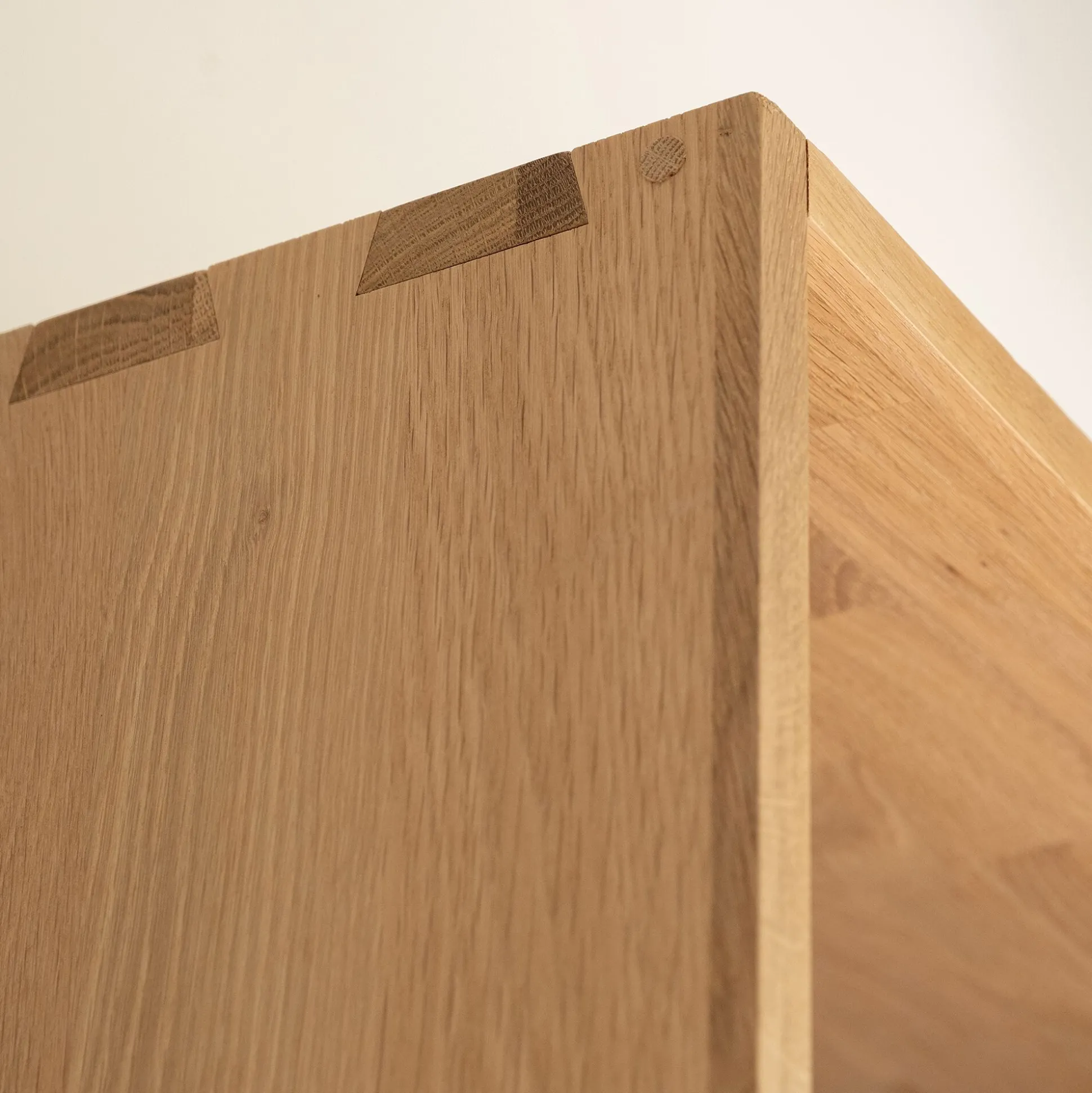 Étagère 5 tablettes en chêne - bois clair