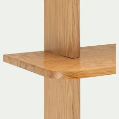 Étagère murale 3 tablettes en chêne L80cm - bois clair