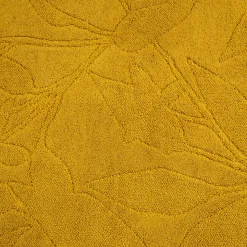 Tapis de bain en coton - jaune argan 50x80cm