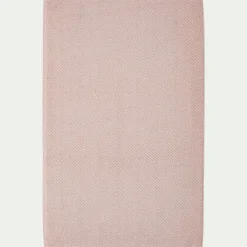 Tapis de bain en coton bio - rose rosa 50x80cm