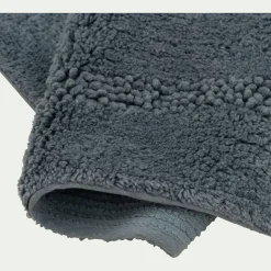 Tapis de bain en coton 50x80cm - bleu autan