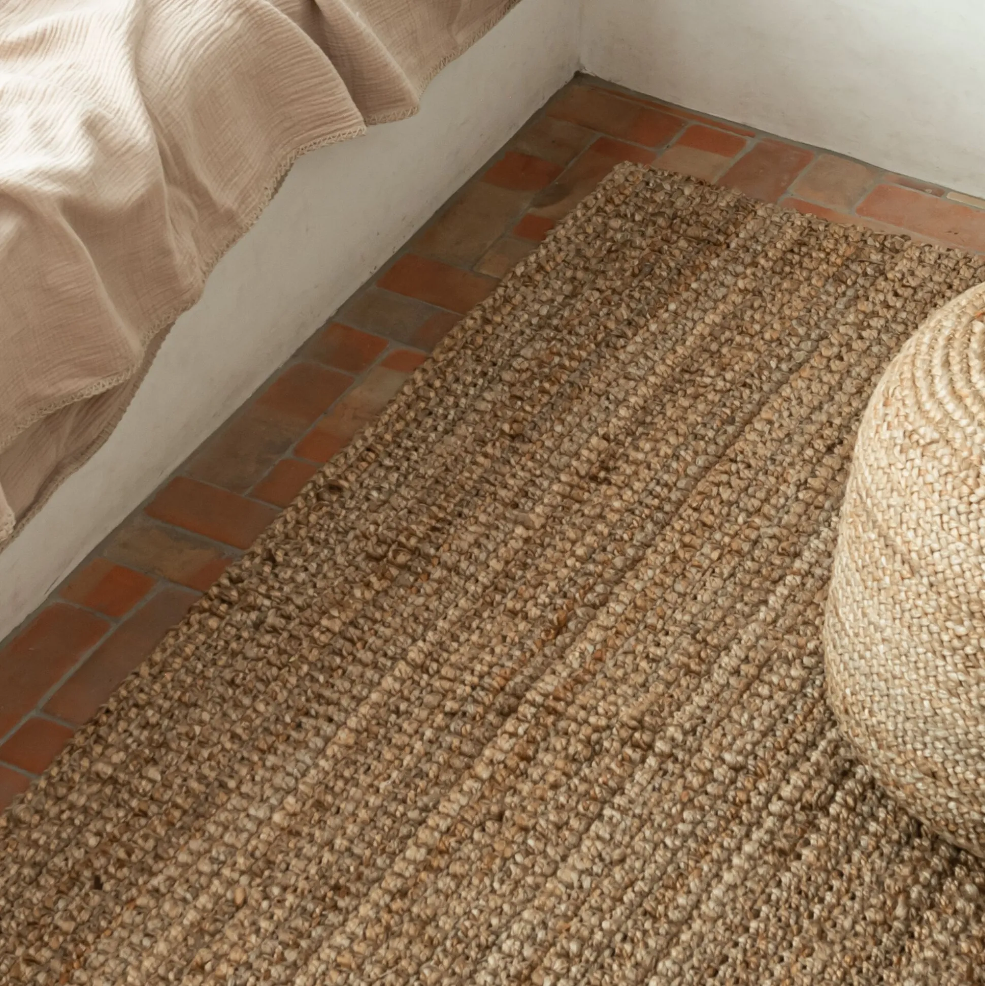 Tapis d'intérieur en jute - naturel 170x230cm