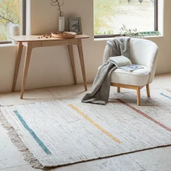 Tapis en jute et laine - multicolore 160x230cm