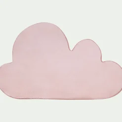 Tapis forme nuage rose