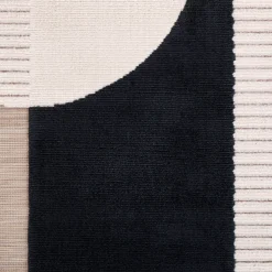 Tapis intérieur et extérieur à motifs géométriques - beige 120x170cm