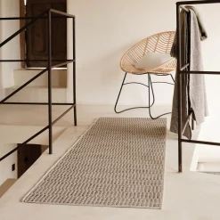 Tapis intérieur et extérieur aspect sisal - naturel 200x67cm