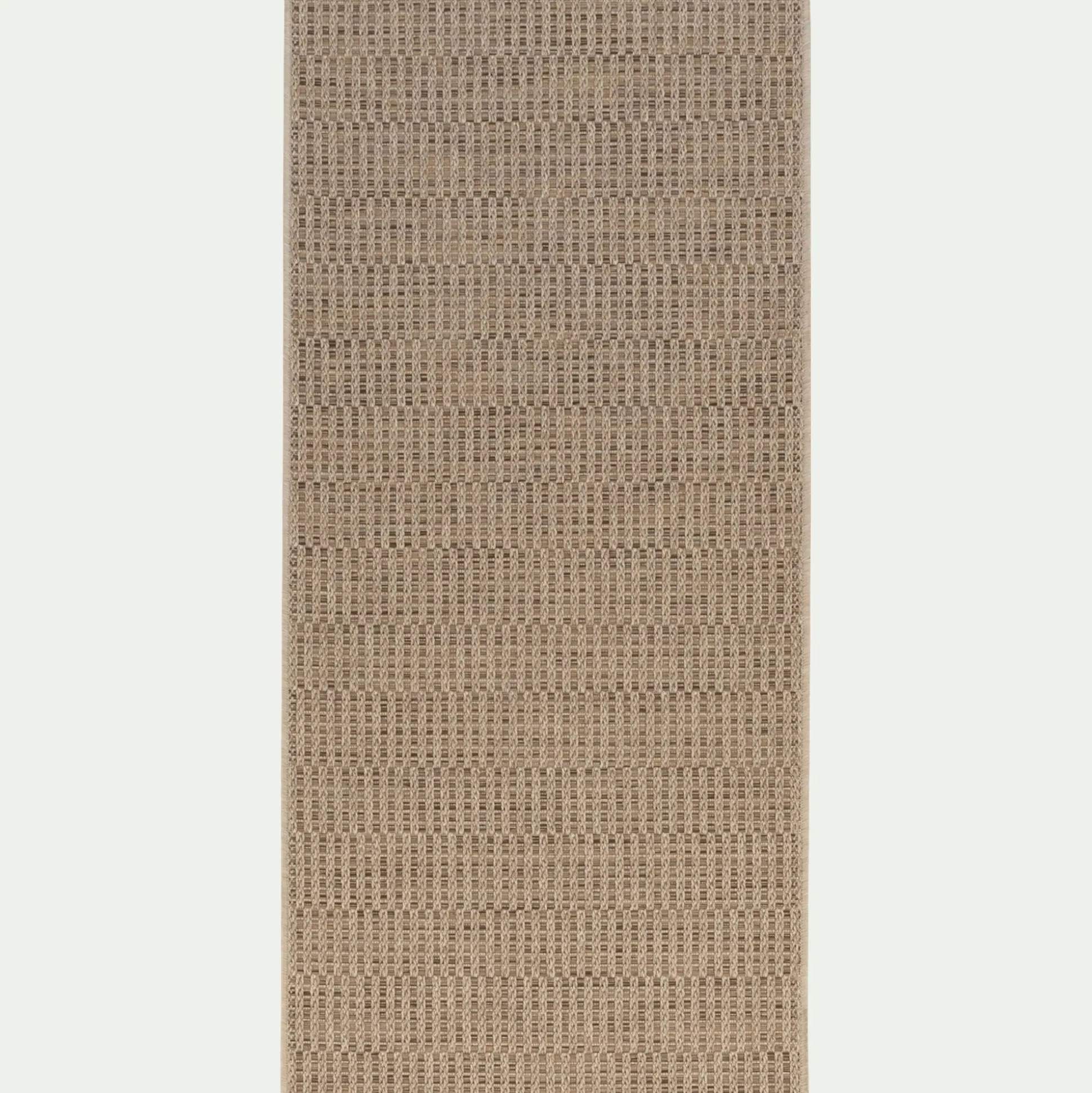 Tapis pour intérieur et extérieur - beige 140x67cm