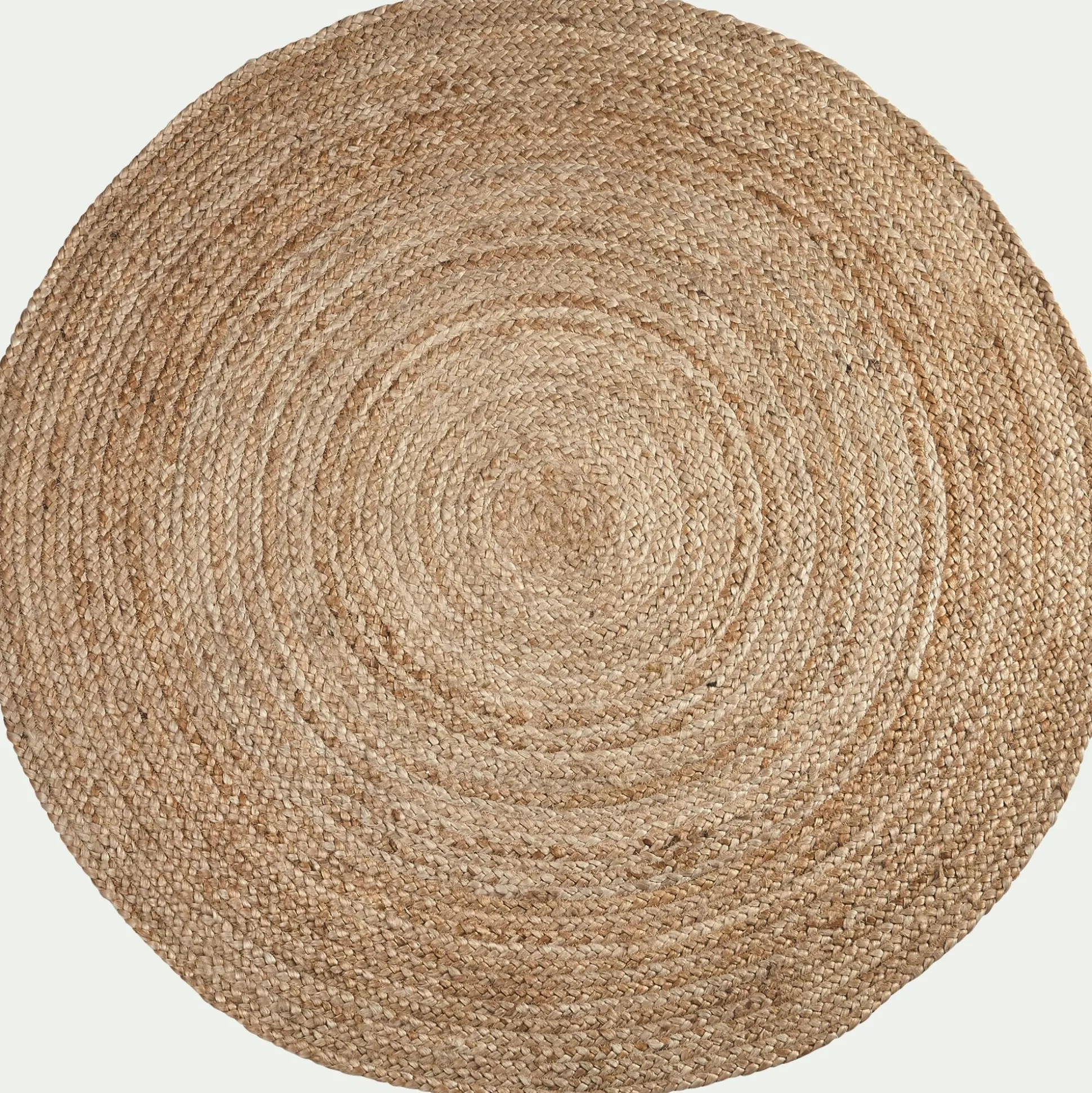 Tapis rond en jute - naturel D120cm