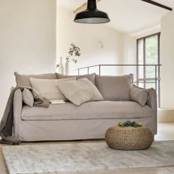 Tapis shaggy à motifs 120x170cm - beige