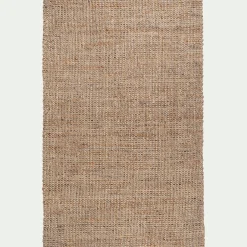 Tapis tressé en jute - naturel 120x170cm