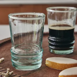 Tasse à espresso en verre recyclé 10cl - transparent