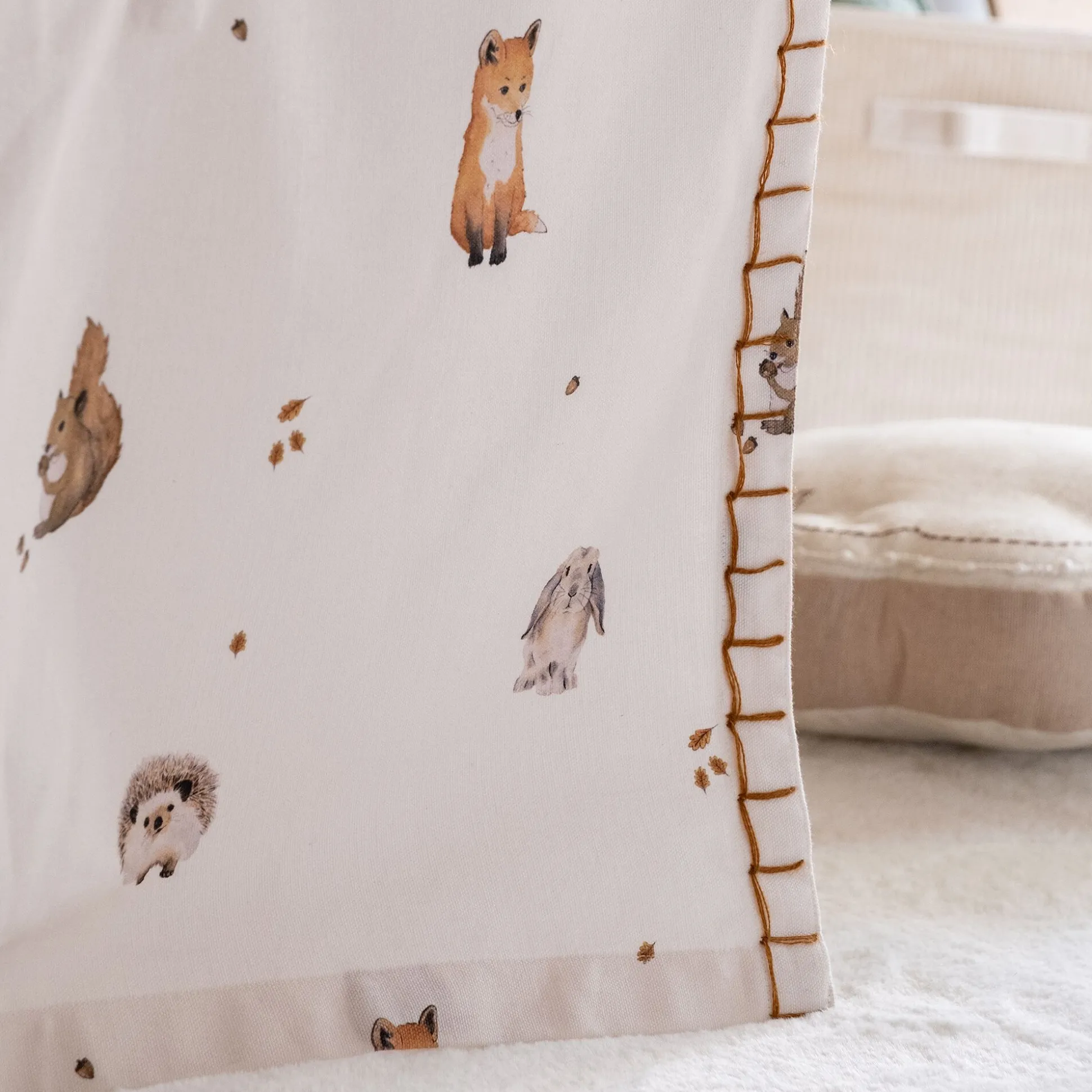 Tente de lit en coton l152xh106cm - blanc