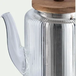 Théière avec infuseur en verre 1,5L - transparent