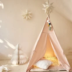 Tipi pour enfant - rose sable