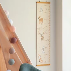 Toise murale motifs forêt - beige