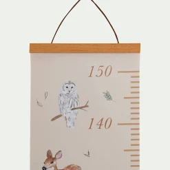 Toise murale motifs forêt - beige