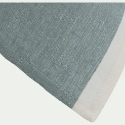 Torchon de cuisine en lin et coton - bleu calaluna 50x70cm