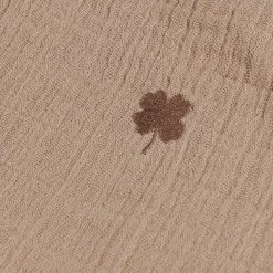 Tour de lit en gaze de coton bio 180x40cm - marron noisette