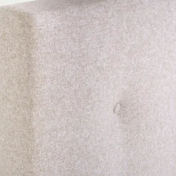 Tête de lit capitonnée en tissu L160cm - beige