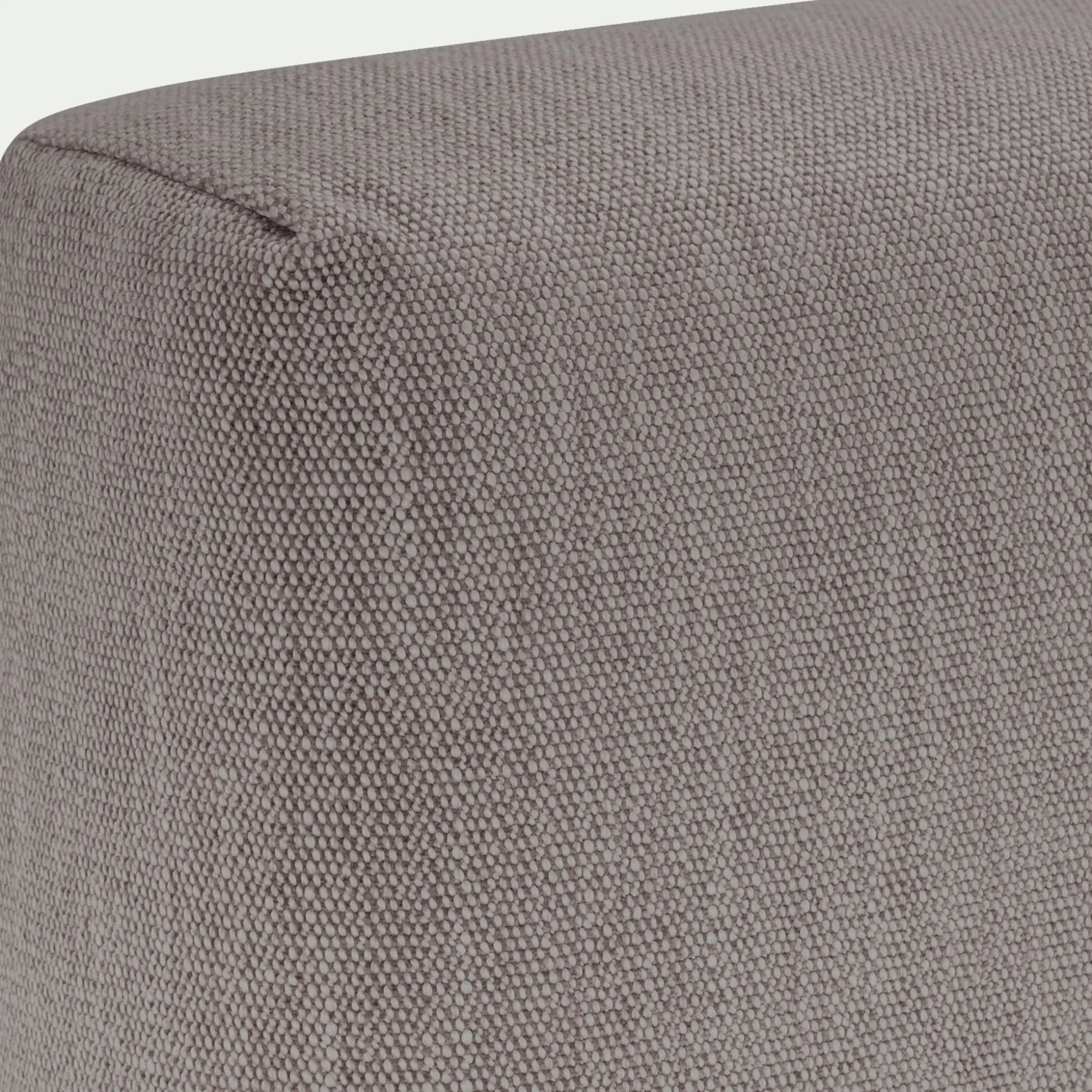 Tête de lit dosseret tapissier en tissu épais 160cm - gris granite