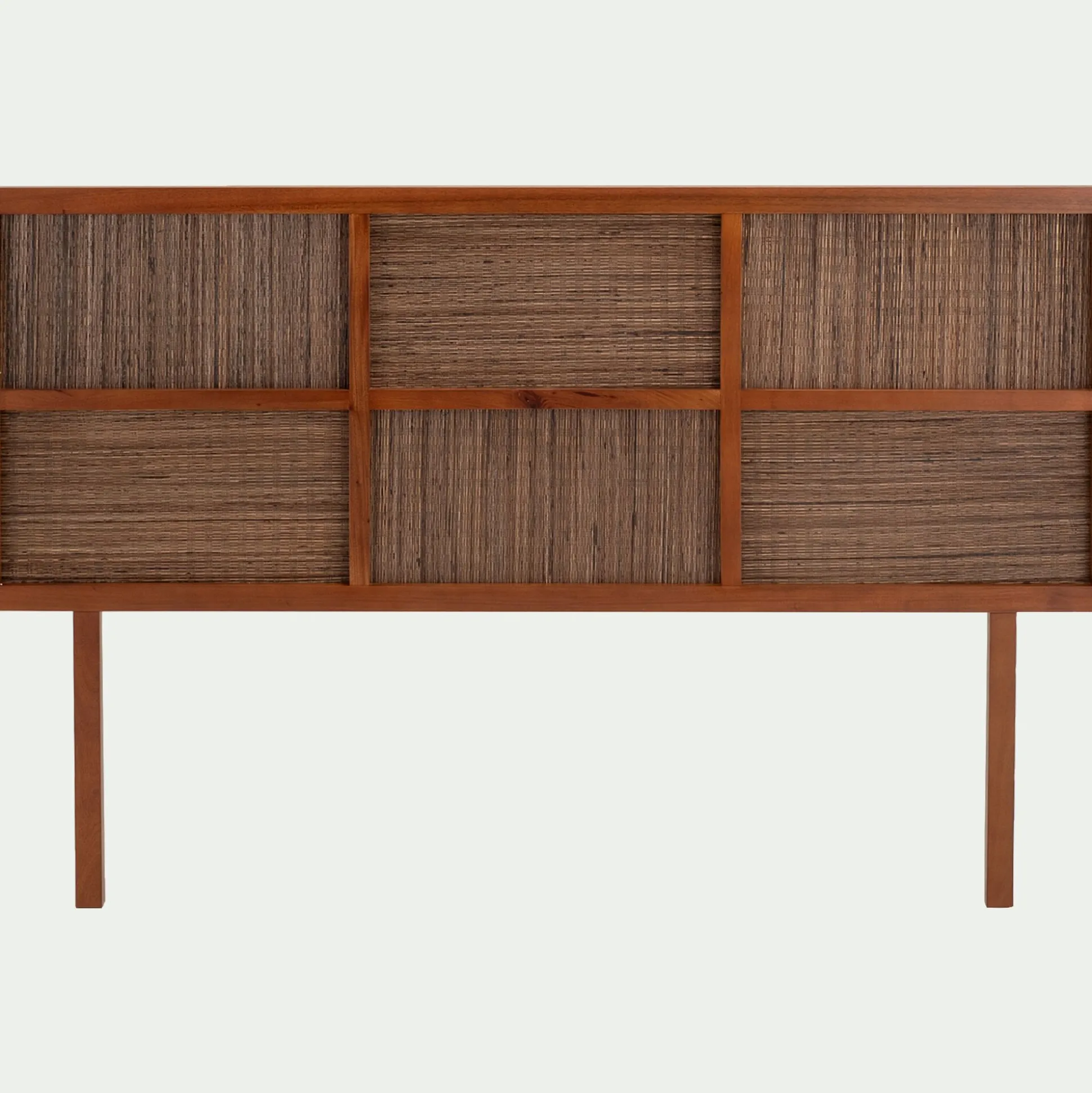 Tête de lit en acajou L170cm - bois foncé