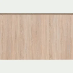 Tête de lit en bois avec rangement - effet chêne clair L165cm