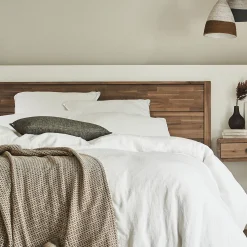 Tête de lit en bois d'acacia massif L140cm