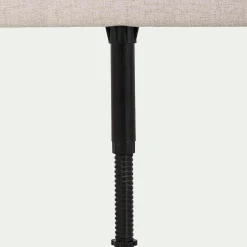 Tête de lit en tissu et bois L162cm - blanc ventoux