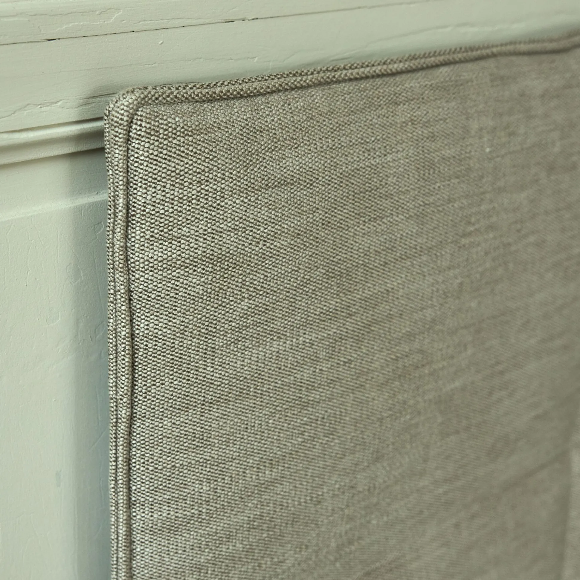 Tête de lit en tissu L154xl111cm - beige