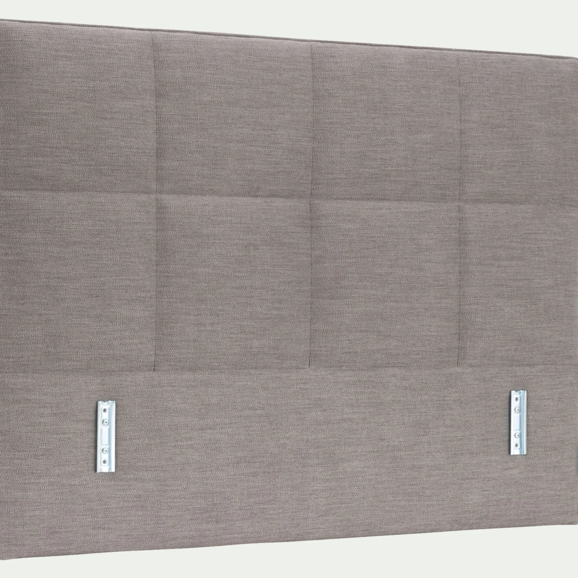 Tête de lit en tissu L154xl111cm - gris
