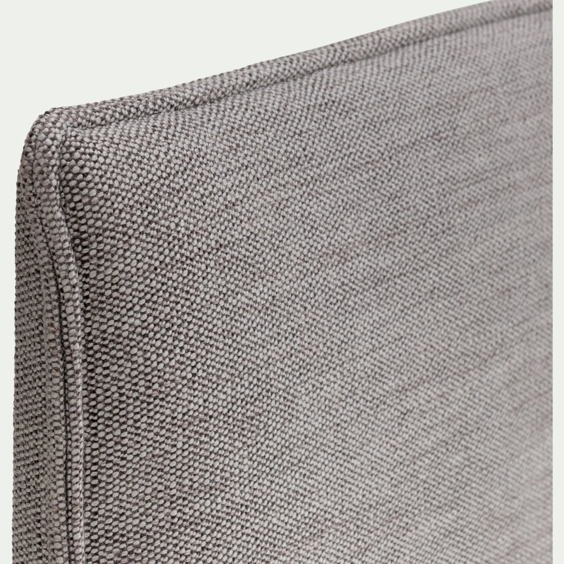 Tête de lit en tissu L154xl111cm - gris